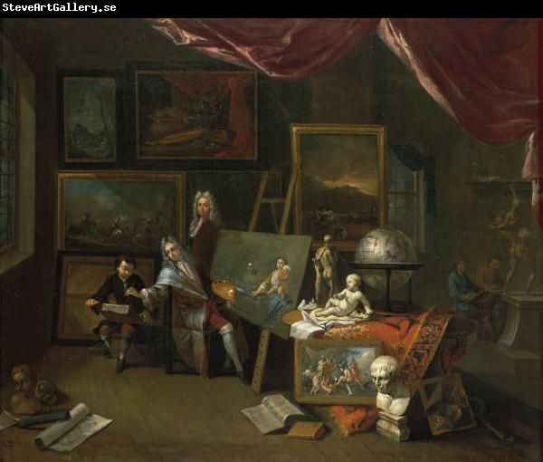 Peter Tillemans The Artist's Studio